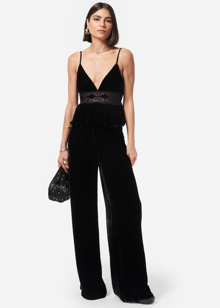 Rylie Velvet Pant Black