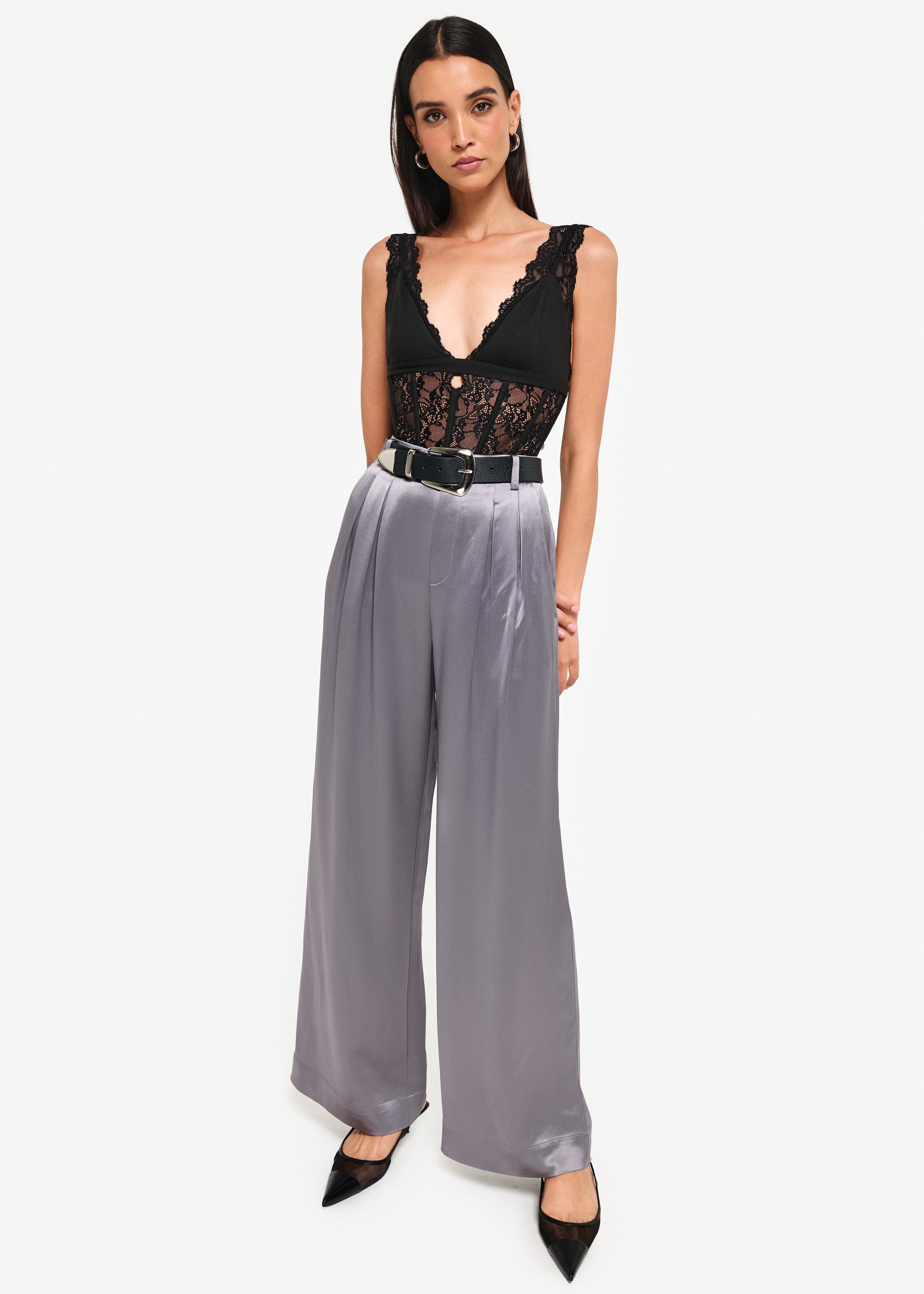 Davina Wide Leg Pant Mockingbird