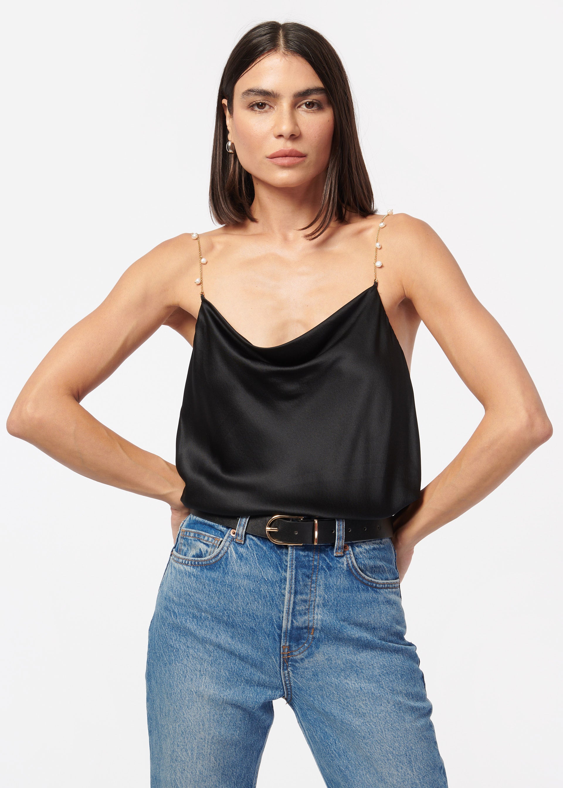 ON SALE CAMI NYC - Jackie Cami in Shell - women's camisole – Basicality