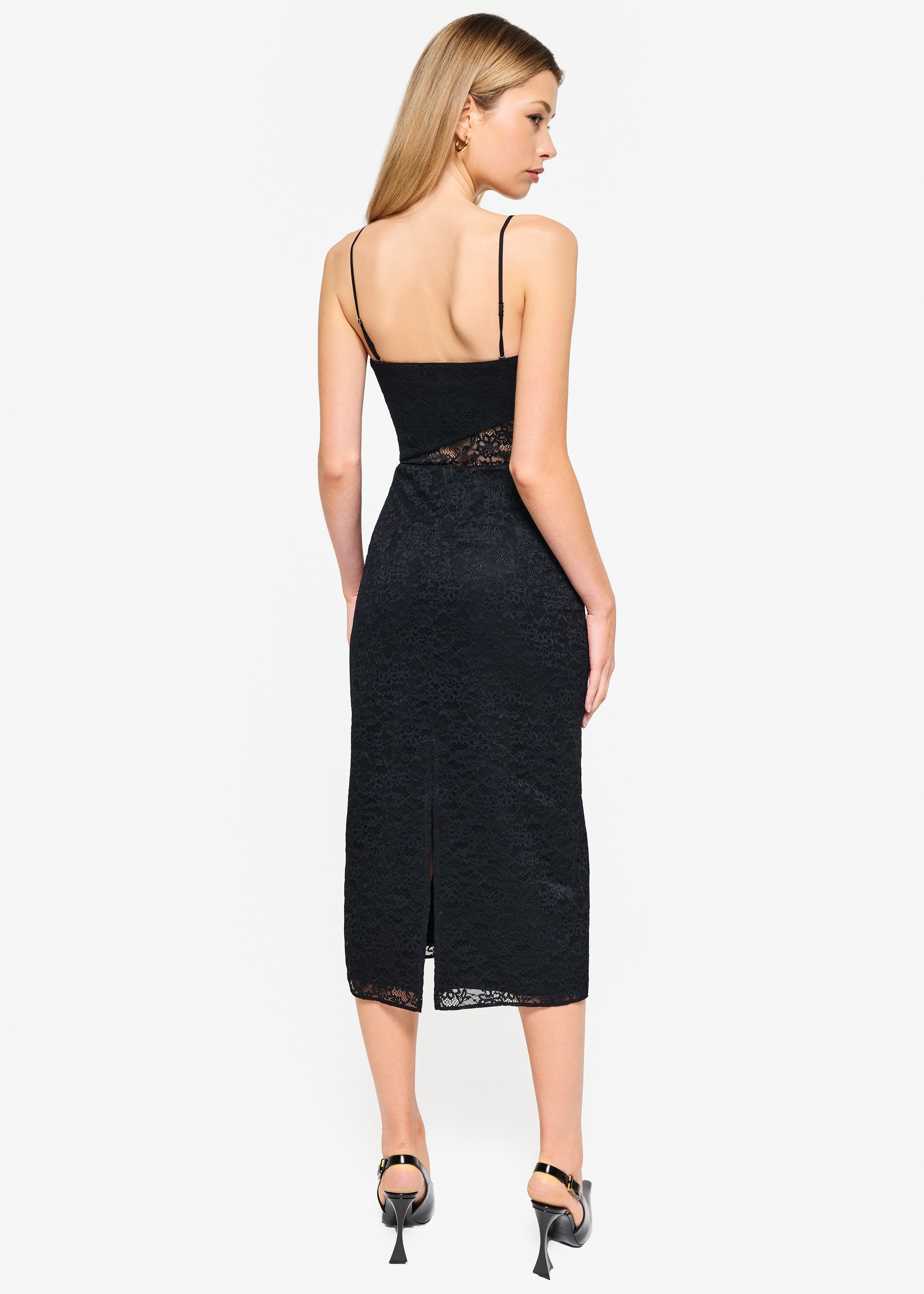 Marseille Lace Dress Black