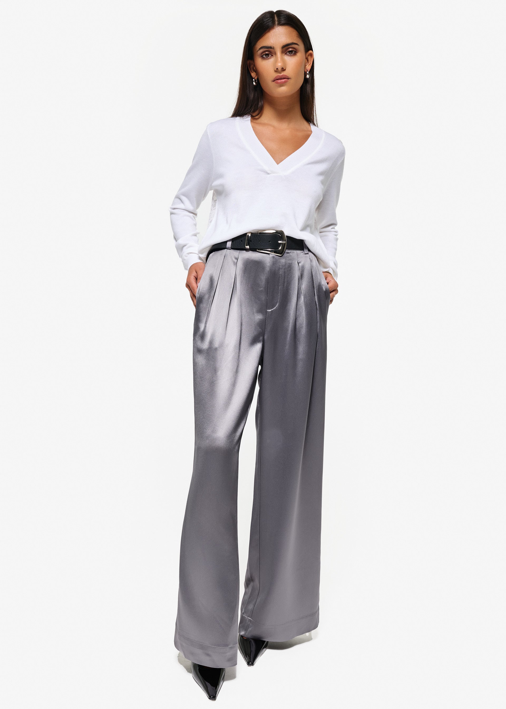 Davina Wide Leg Pant Mockingbird