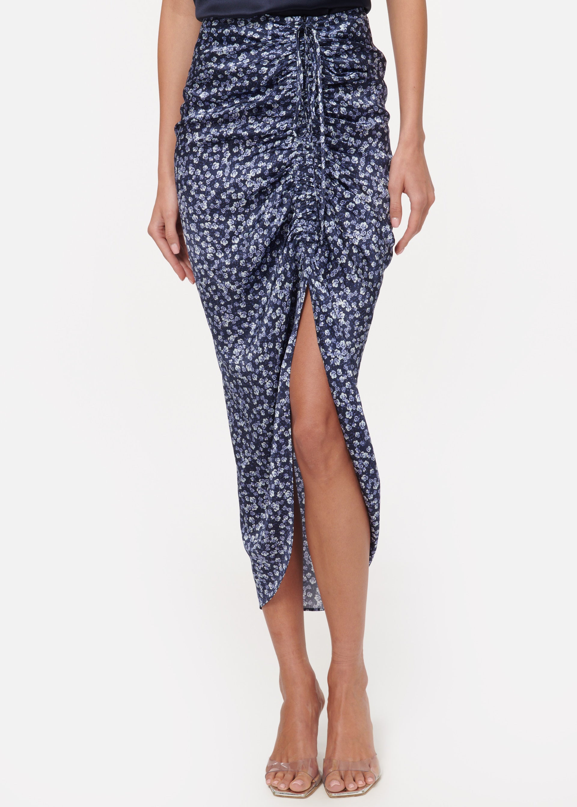 Amanda Skirt Blue Pansy – CAMI NYC