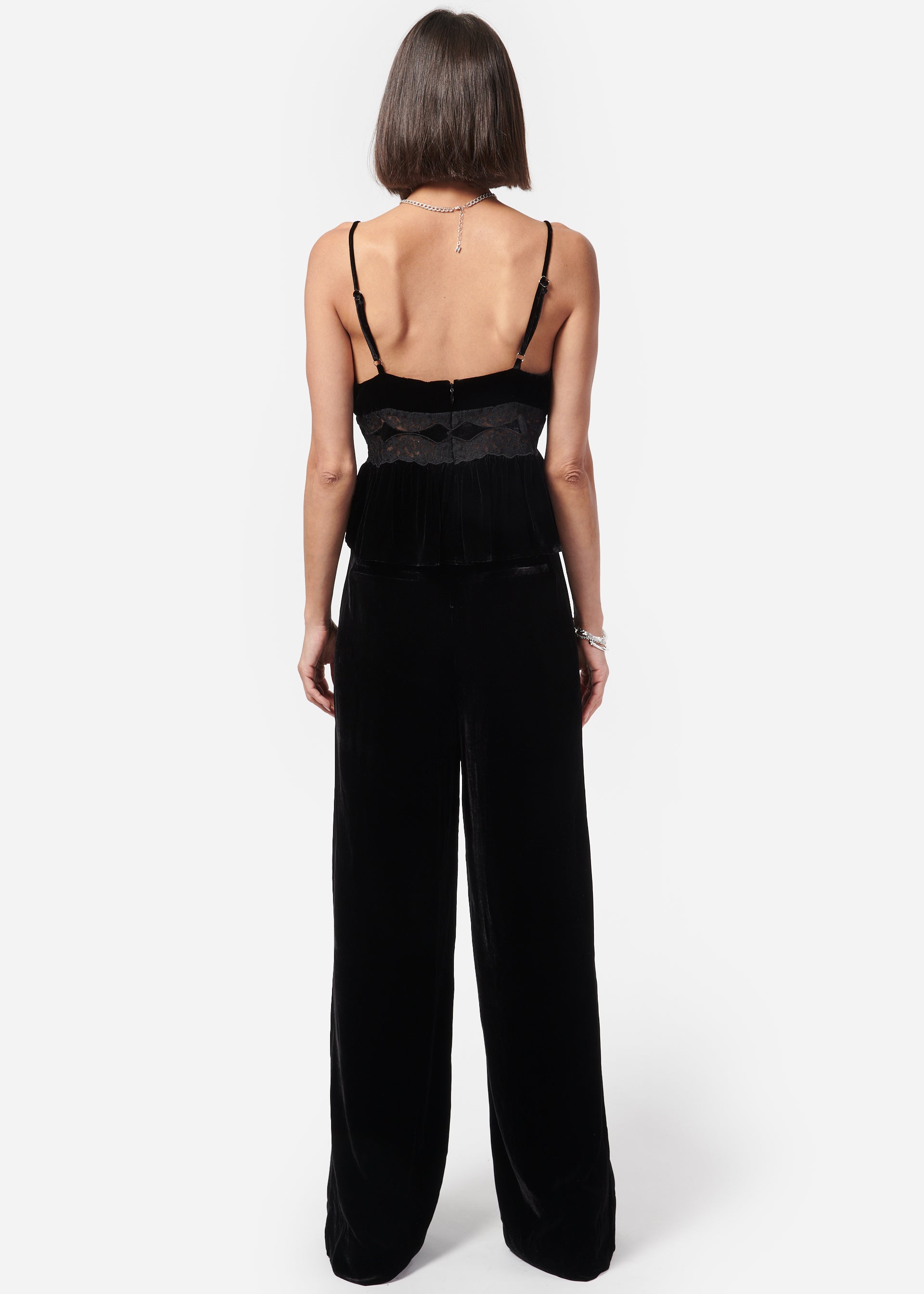 Rylie Velvet Pant Black CAMI NYC