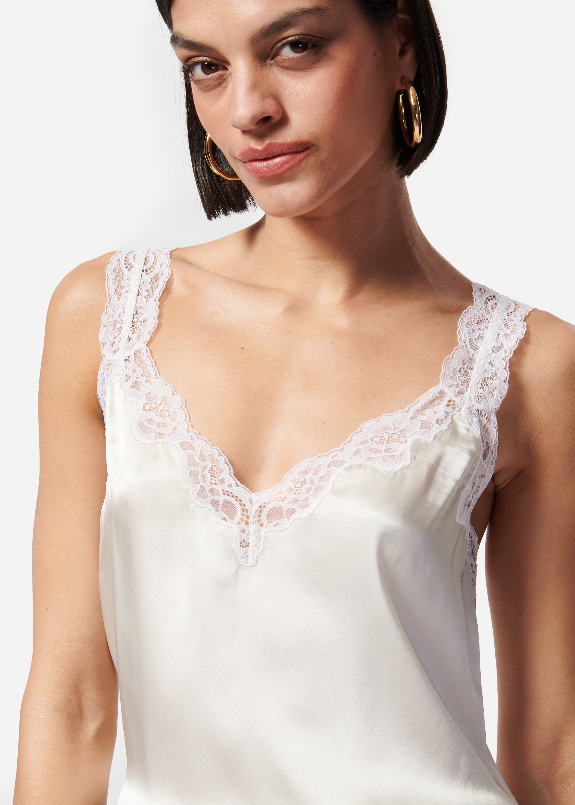 Buy Cami Nyc The Marleny Silk-crepe And Corded Lace Camisole - Off
